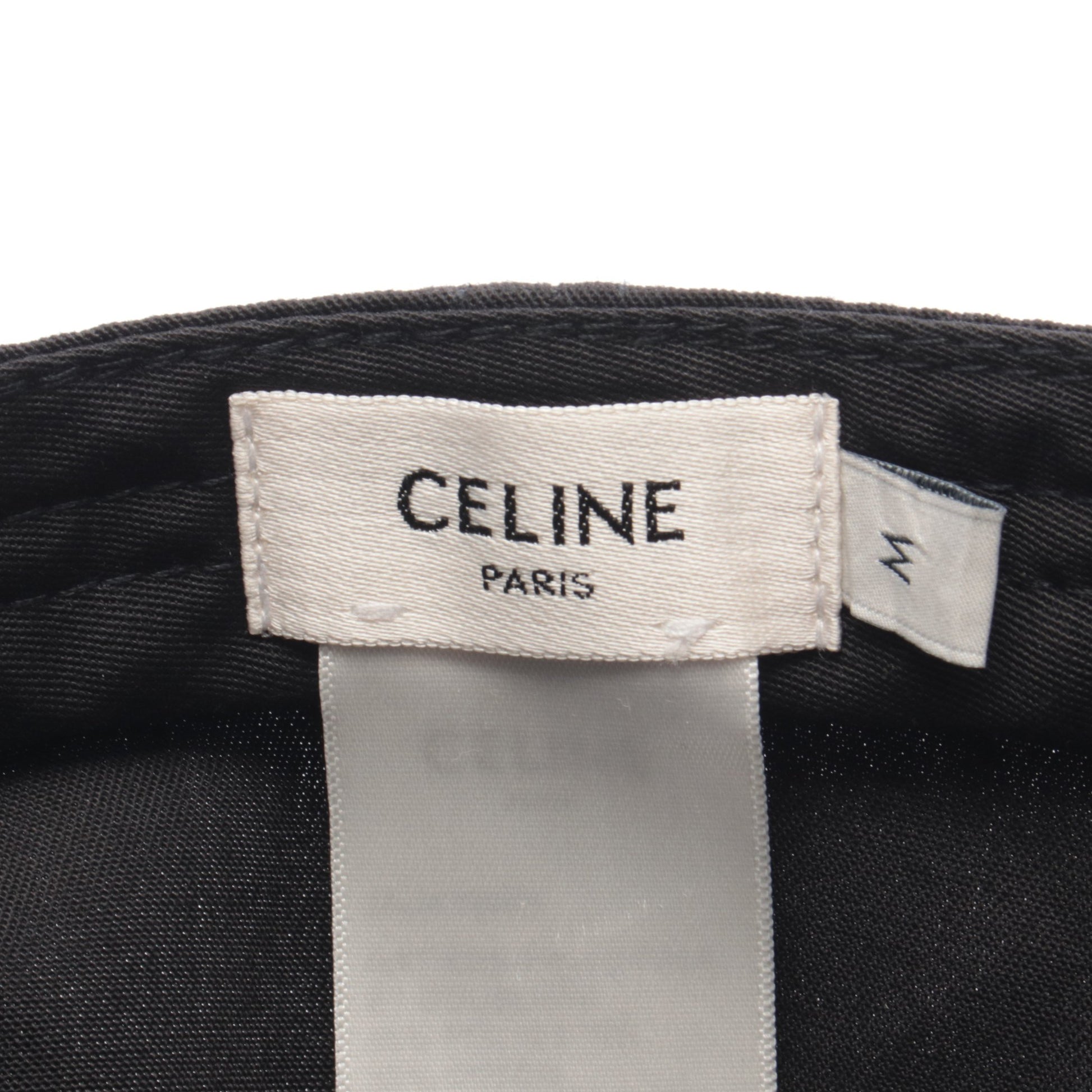 ベースボール キャップ コットン ブラック セリーヌ 財布・小物 CELINE