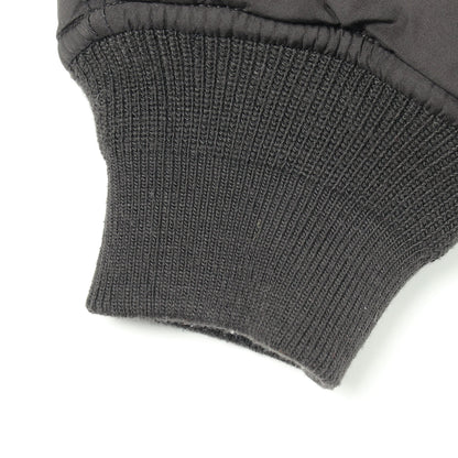 リバーシブルフライトジャケット ブルゾン ブラック 中綿 ショット アウター Schott