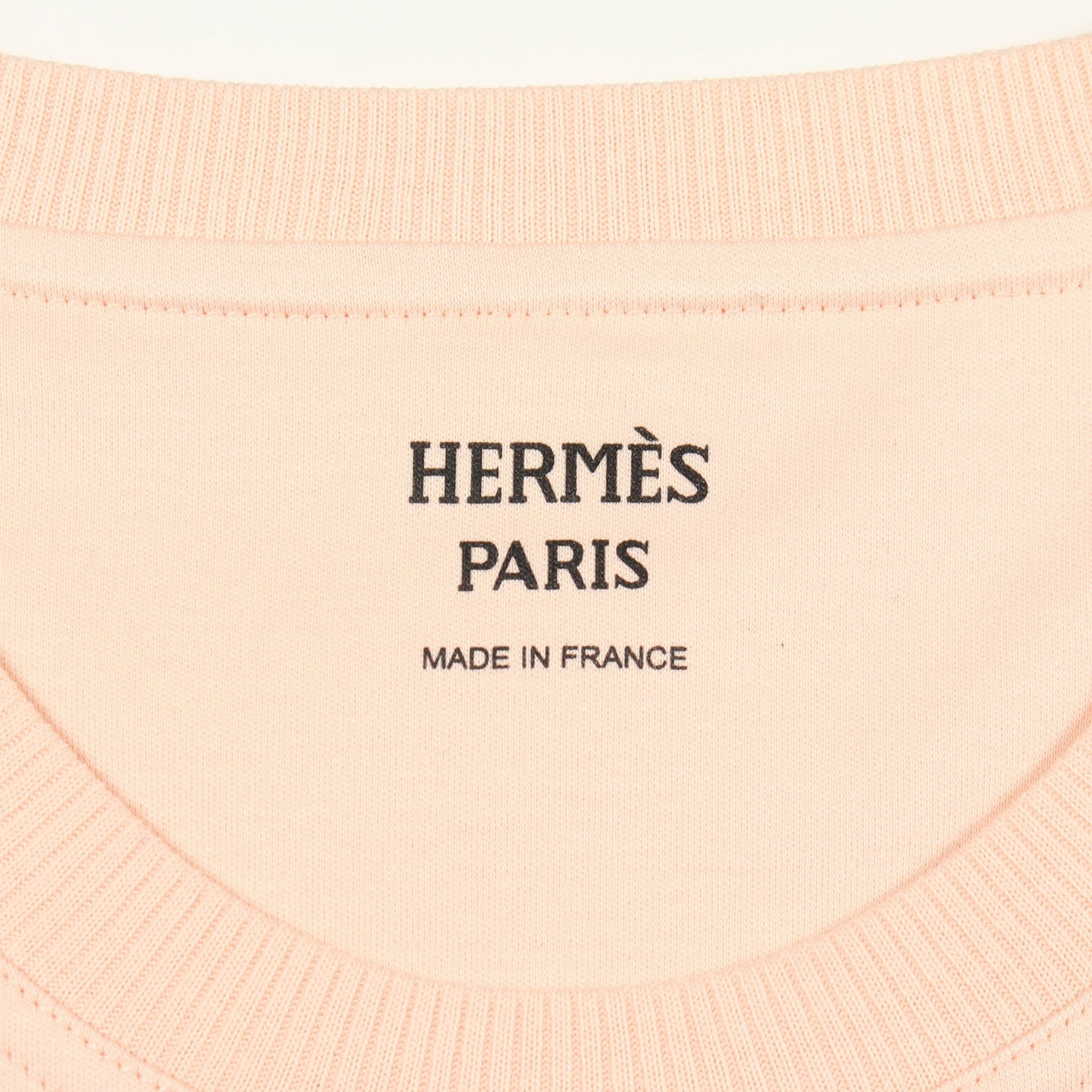 Printed straight t-shirt 半袖Tシャツ コットン ライトピンク エルメス トップス HERMES
