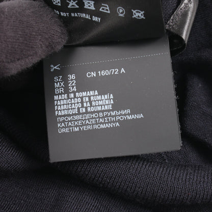 カーディガン Vネック ウール ネイビー プラダ トップス PRADA