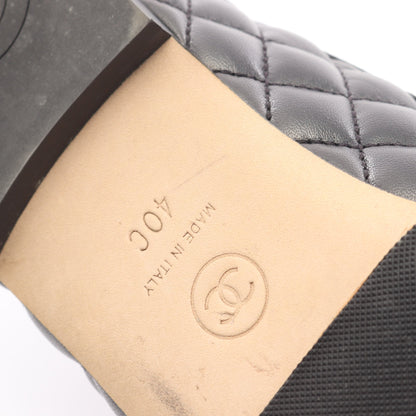 マトラッセ ローファー ラムスキン ブラック シャネル シューズ CHANEL
