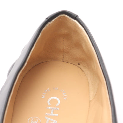 マトラッセ ローファー ラムスキン ブラック シャネル シューズ CHANEL