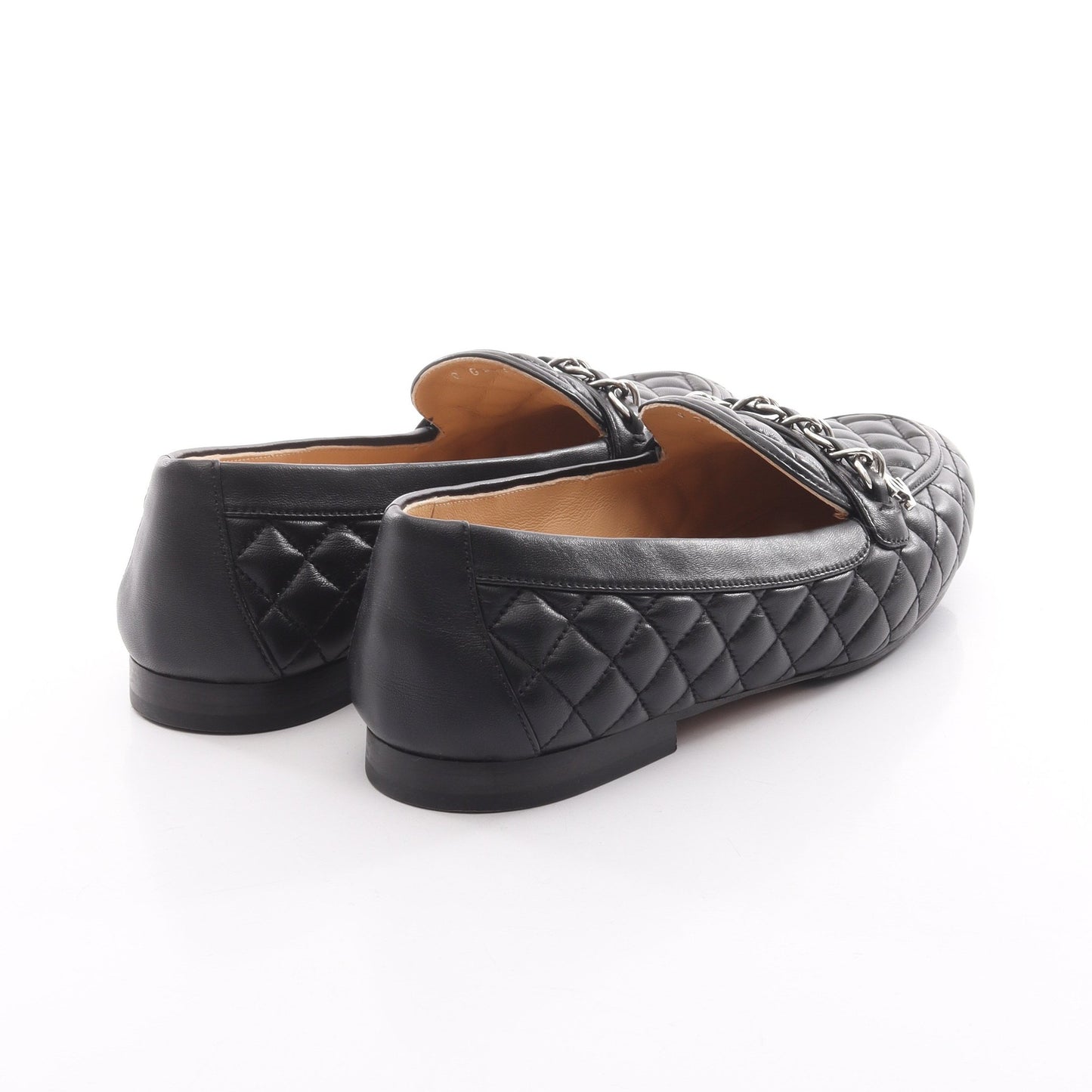 マトラッセ ローファー ラムスキン ブラック シャネル シューズ CHANEL