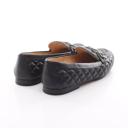 マトラッセ ローファー ラムスキン ブラック シャネル シューズ CHANEL