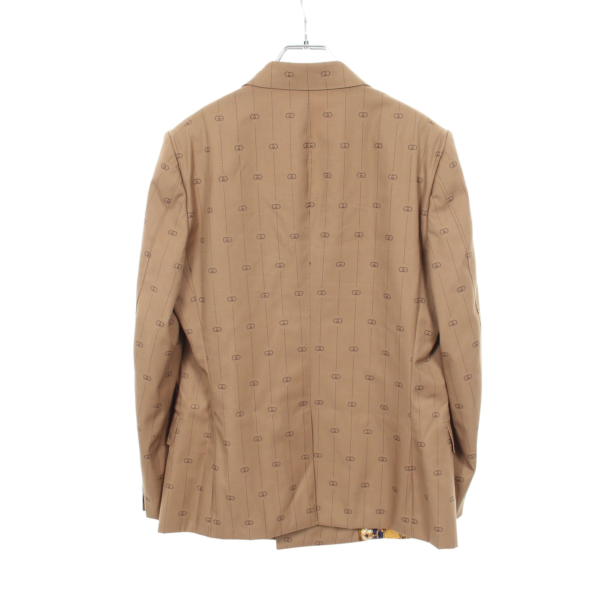 テーラードジャケット ウール ライトブラウン グッチ アウター GUCCI