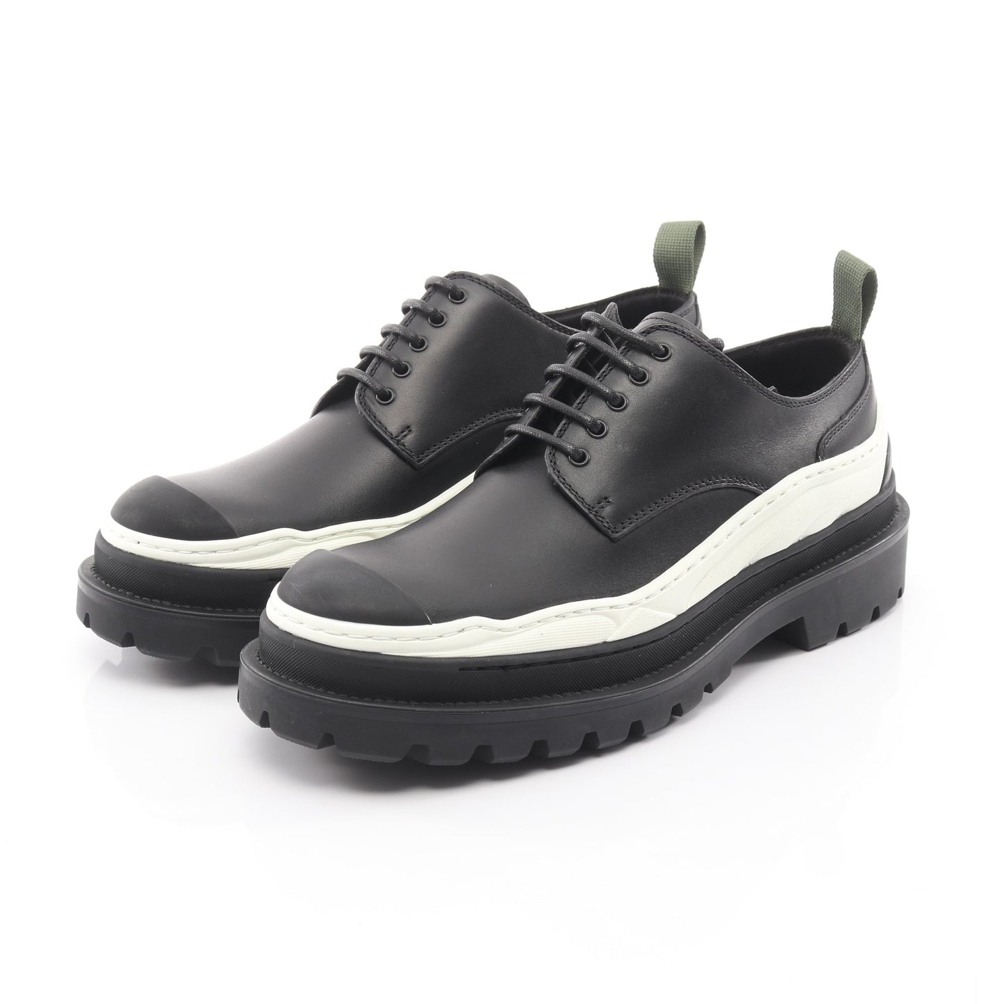 DIOR × SACAI Explorer Derby エクスプローラー ダービー スニーカー レザー ブラック ホワイト ディオール シューズ DIOR