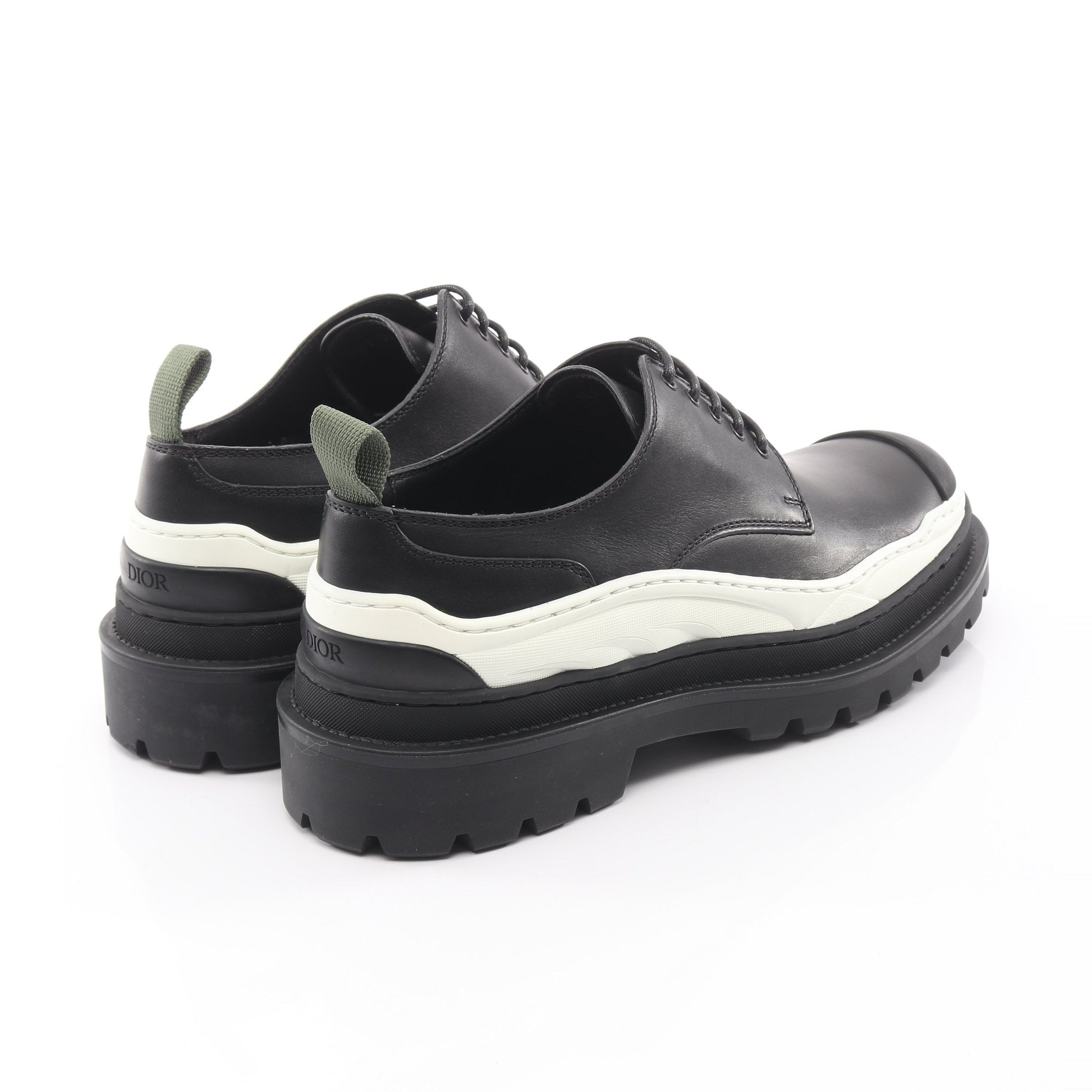 DIOR × SACAI Explorer Derby エクスプローラー ダービー スニーカー レザー ブラック ホワイト ディオール シューズ DIOR