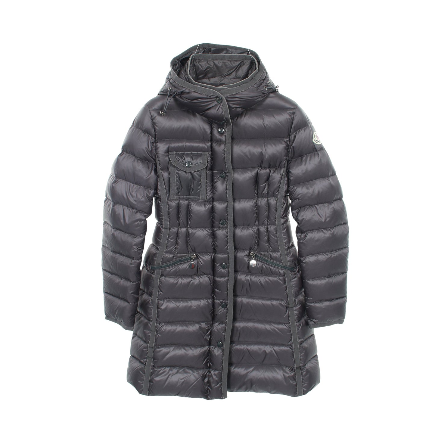 HERMINE エルミンヌ ダウンコート ナイロン グレー モンクレール アウター MONCLER