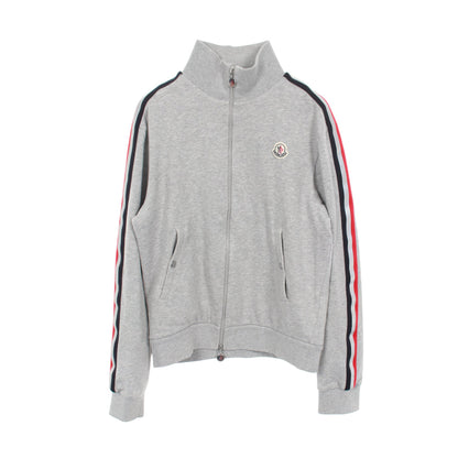 トリコロール トラックジャケット コットン グレー モンクレール アウター MONCLER