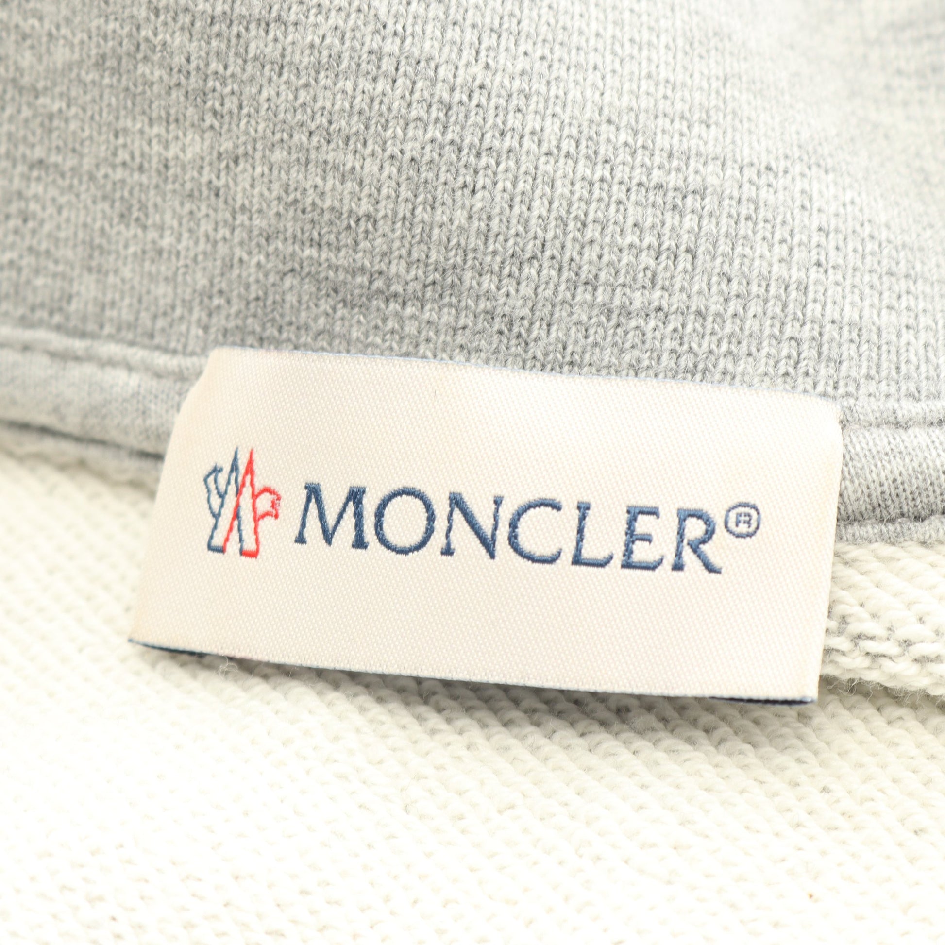 トリコロール トラックジャケット コットン グレー モンクレール アウター MONCLER