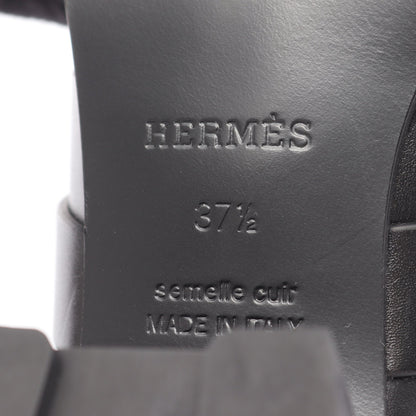 キュート60 サンダル レザー ブラック エルメス シューズ HERMES