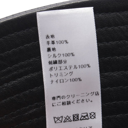 TEDDY-D チュール ボブハット バケットハット 帽子 ラムレザー ブラック クリスチャンディオール 財布・小物 Christian Dior