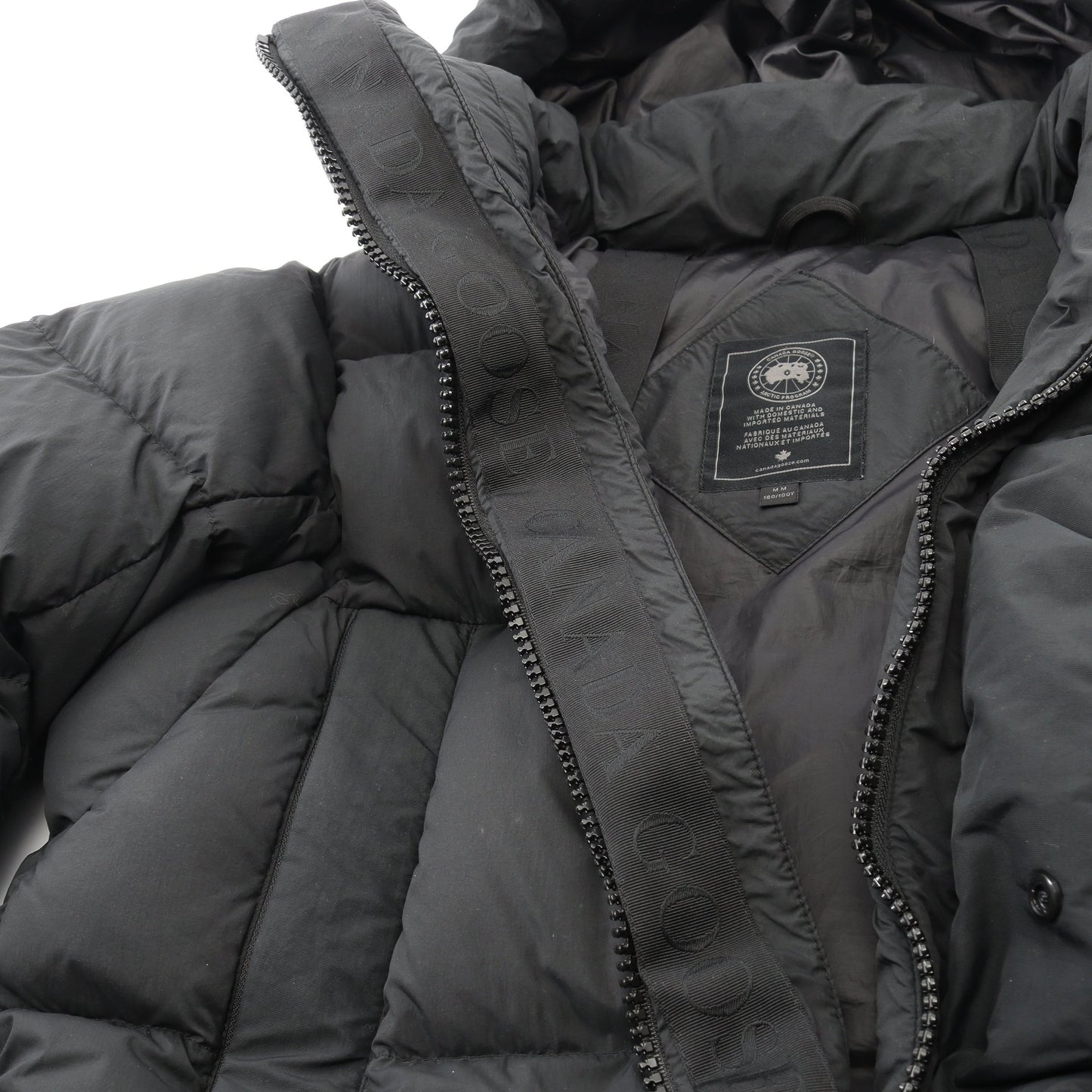 Osborne Parka BLACK LABEL ダウンジャケット ナイロン ブラック カナダグース アウター CANADA GOOSE