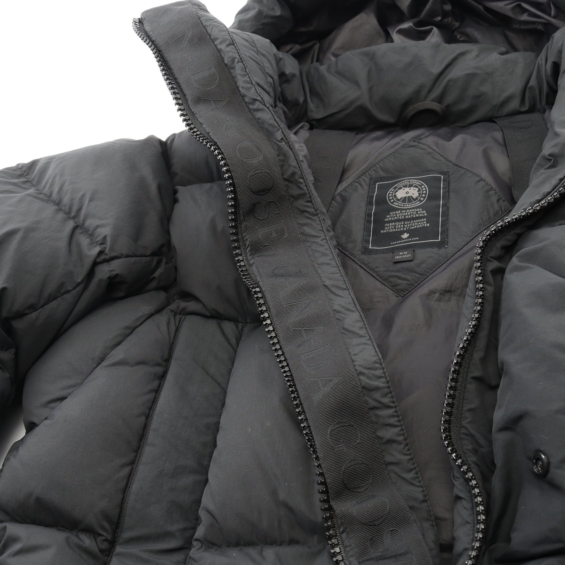 Osborne Parka BLACK LABEL ダウンジャケット ナイロン ブラック カナダグース アウター CANADA GOOSE