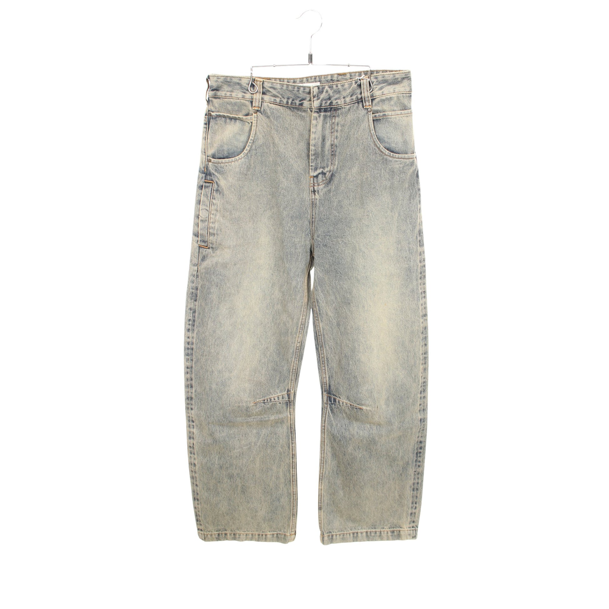 GEM JEANS デニムパンツ コットン ブルー エンタイアスタジオ ボトムス ENTIRE STUDIOS