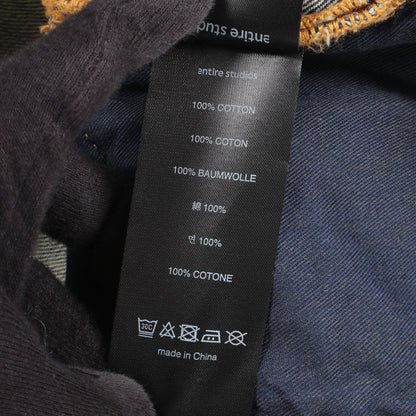 GEM JEANS デニムパンツ コットン ブルー エンタイアスタジオ ボトムス ENTIRE STUDIOS