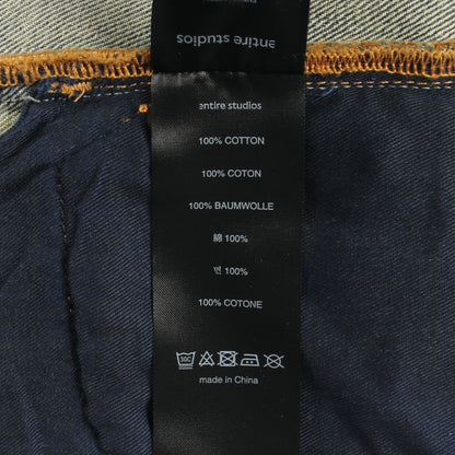 GEM JEANS デニムパンツ コットン ブルーグレー エンタイアスタジオ ボトムス ENTIRE STUDIOS
