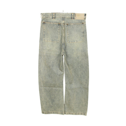 GEM JEANS デニムパンツ コットン ブルーグレー エンタイアスタジオ ボトムス ENTIRE STUDIOS