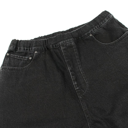 SPAR SHORTS デニムパンツ コットン ブラック エンタイアスタジオ ボトムス ENTIRE STUDIOS