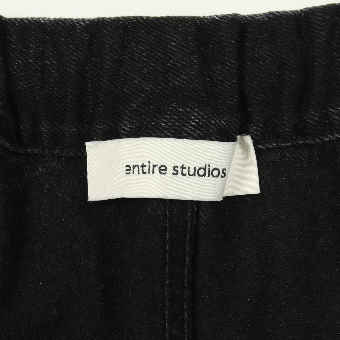 SPAR SHORTS デニムパンツ コットン ブラック エンタイアスタジオ ボトムス ENTIRE STUDIOS