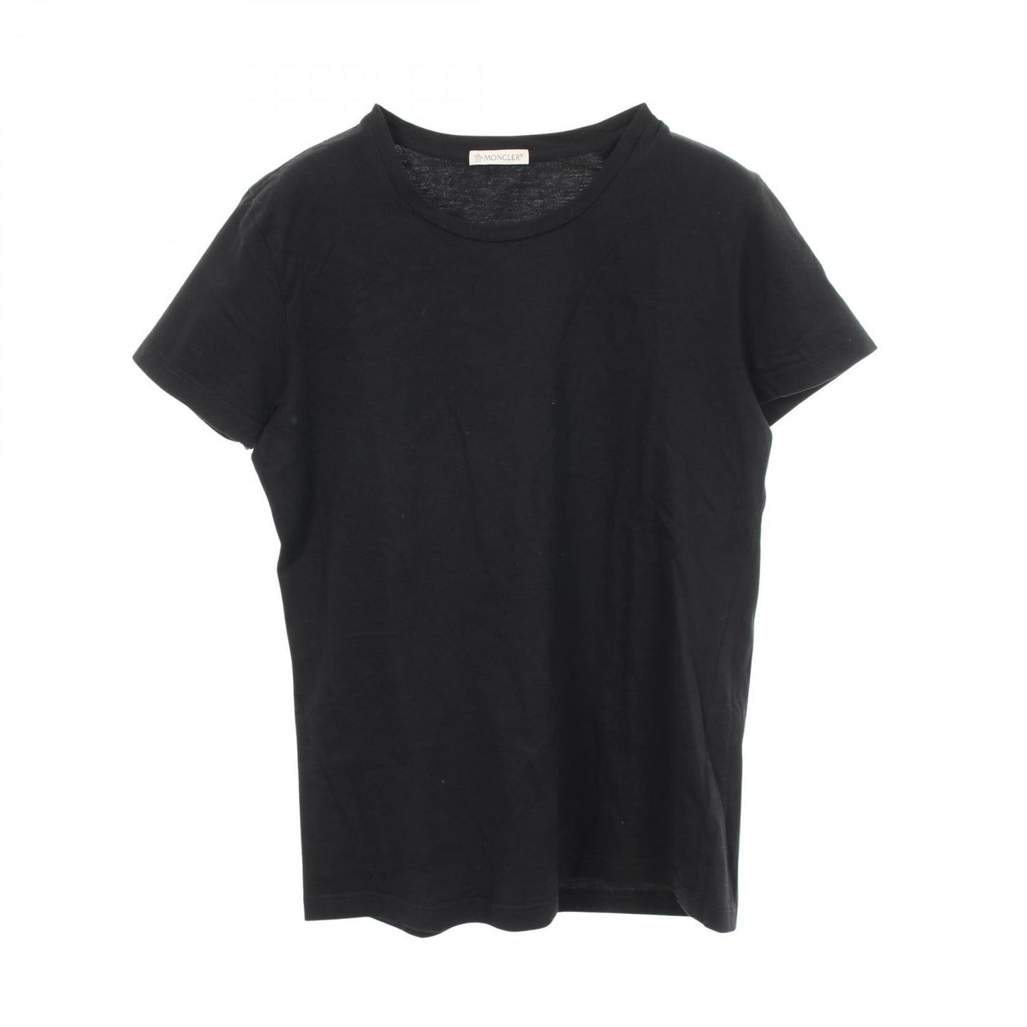 クルーネック 半袖Tシャツ コットン ブラック モンクレール トップス MONCLER