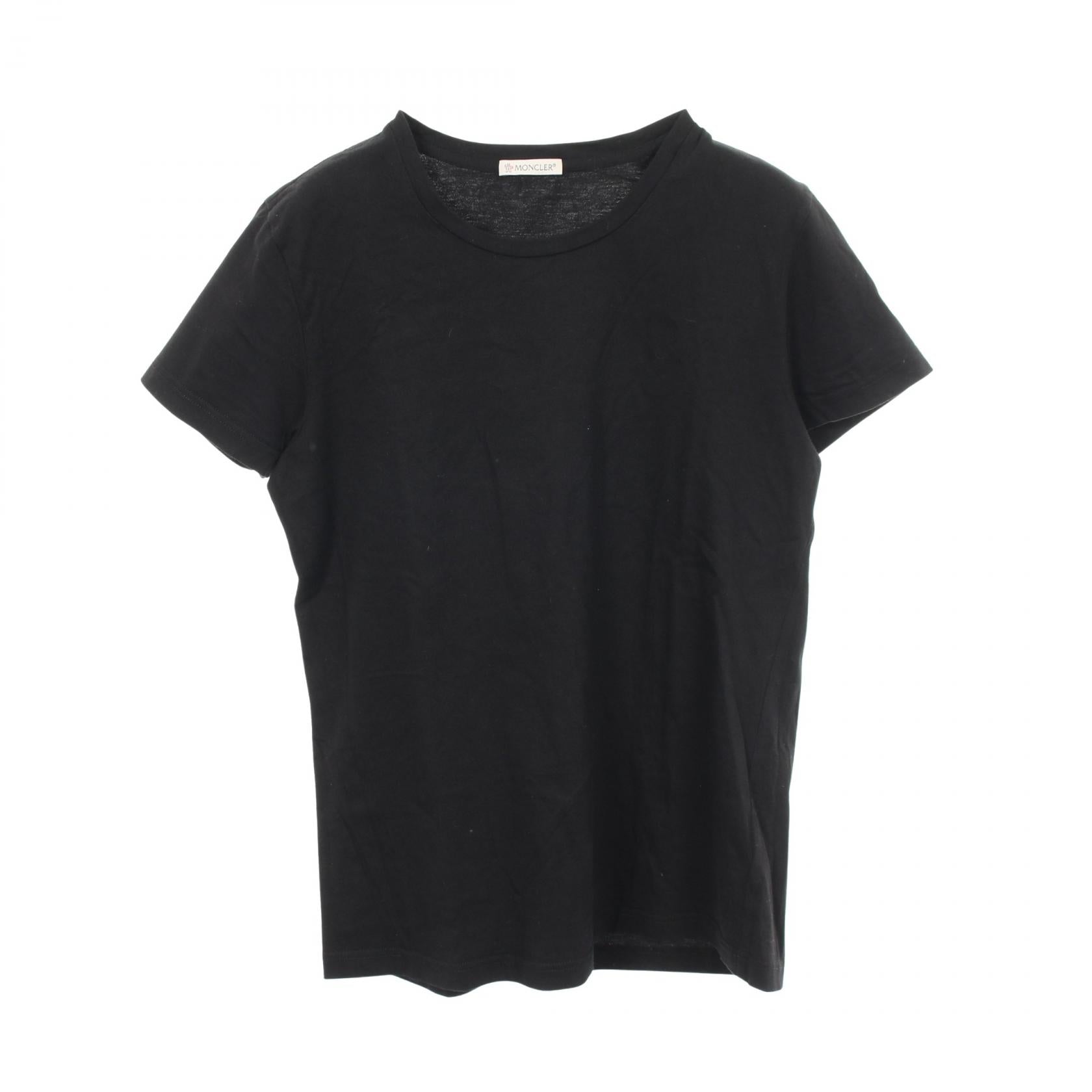 クルーネック 半袖Tシャツ コットン ブラック モンクレール トップス MONCLER