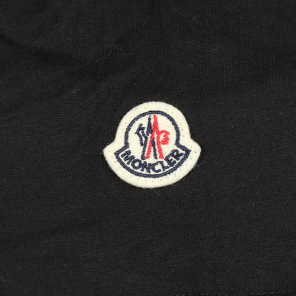 クルーネック 半袖Tシャツ コットン ブラック モンクレール トップス MONCLER