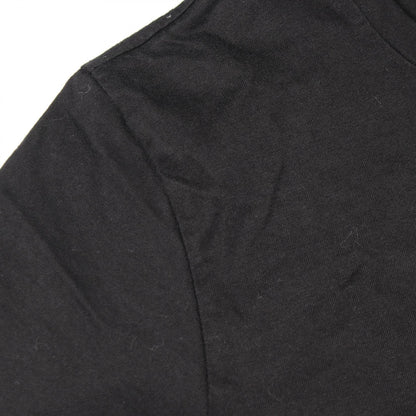 クルーネック 半袖Tシャツ コットン ブラック モンクレール トップス MONCLER