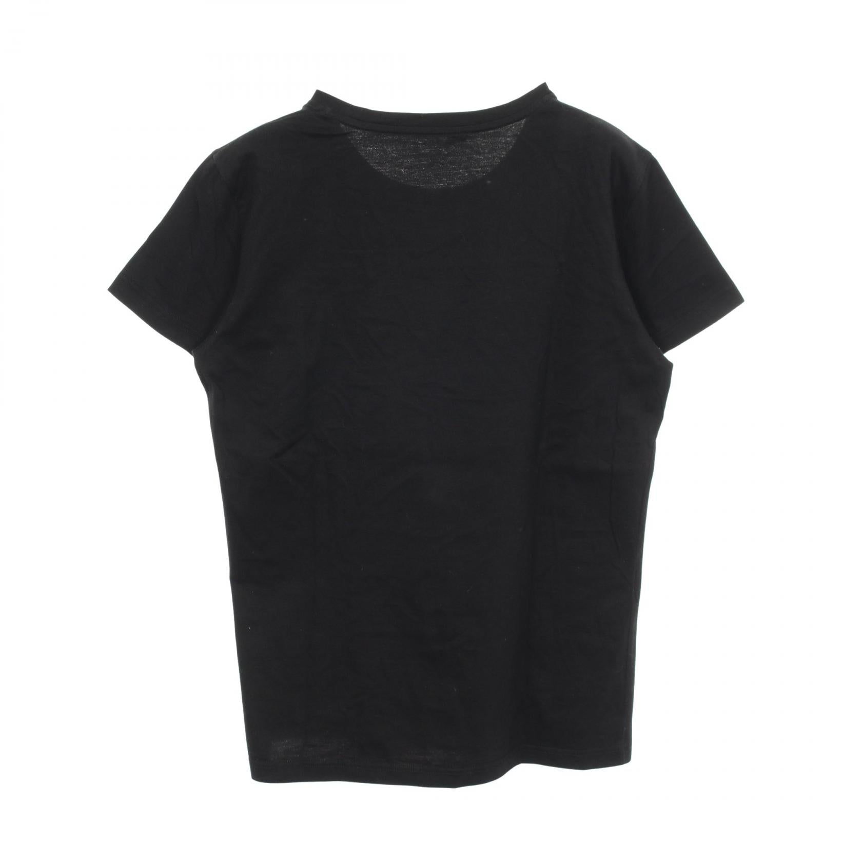 クルーネック 半袖Tシャツ コットン ブラック モンクレール トップス MONCLER