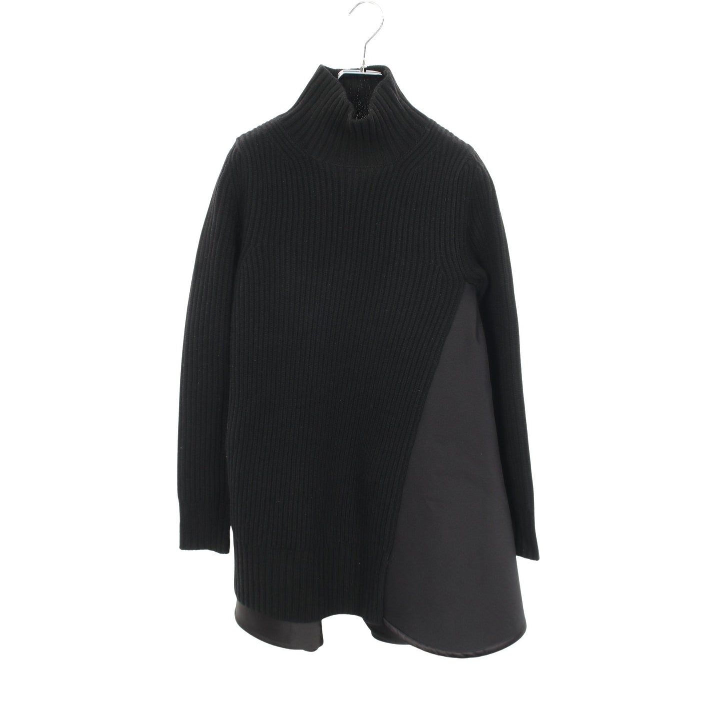 切替 変形 ニットワンピース ウール ブラック サカイ ワンピース sacai