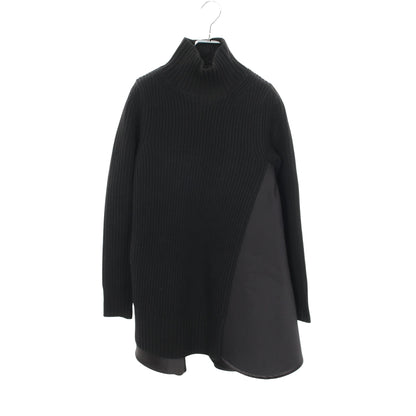 切替 変形 ニットワンピース ウール ブラック サカイ ワンピース sacai