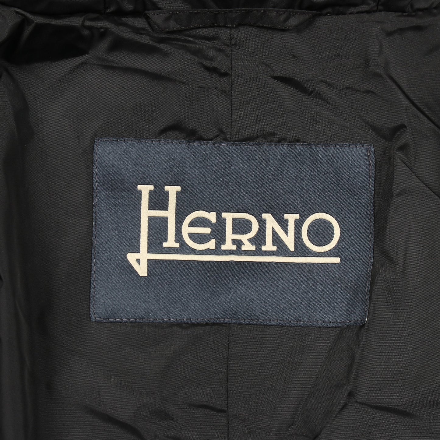 ダウンコート ナイロン ブラック フード付き ヘルノ アウター HERNO