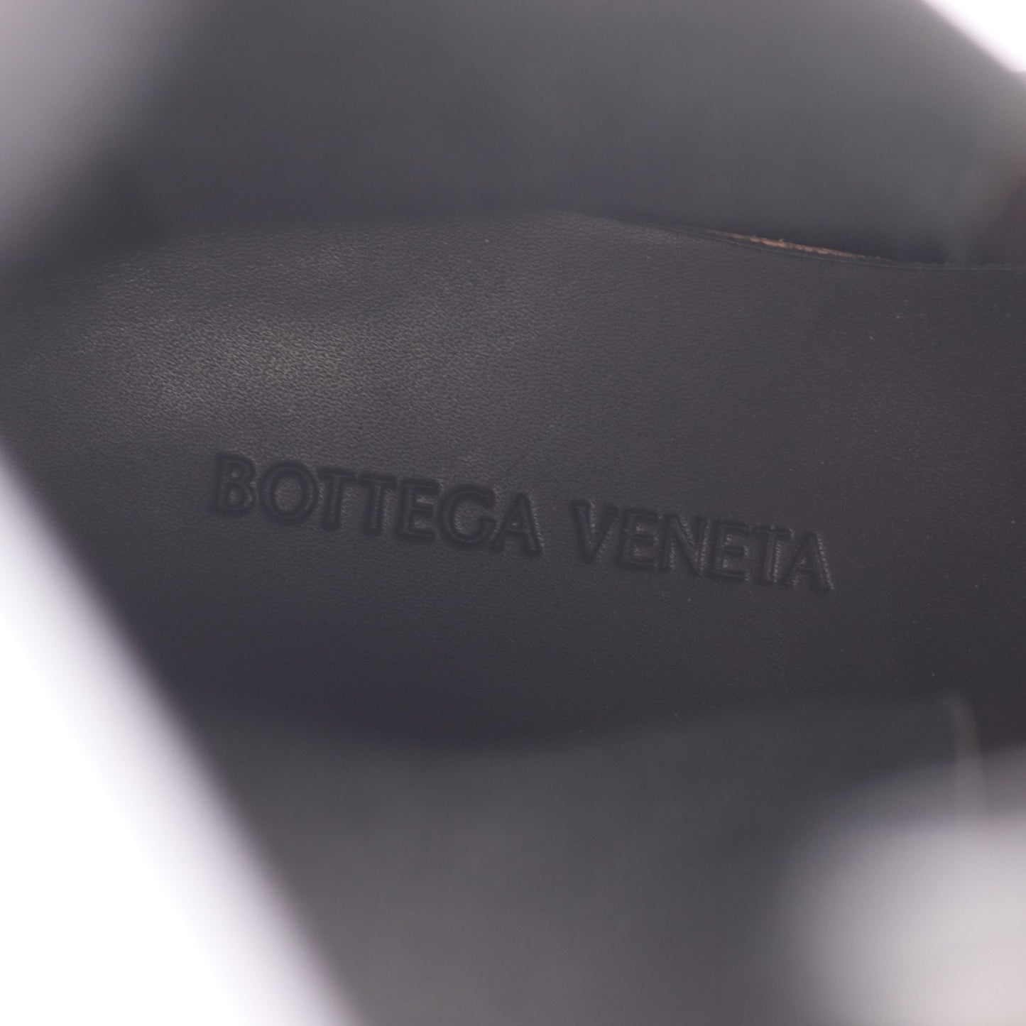 TIRE BOOTS タイヤ チェルシーブーツ ブーツ レザー ブラック パープル ボッテガヴェネタ シューズ BOTTEGA VENETA