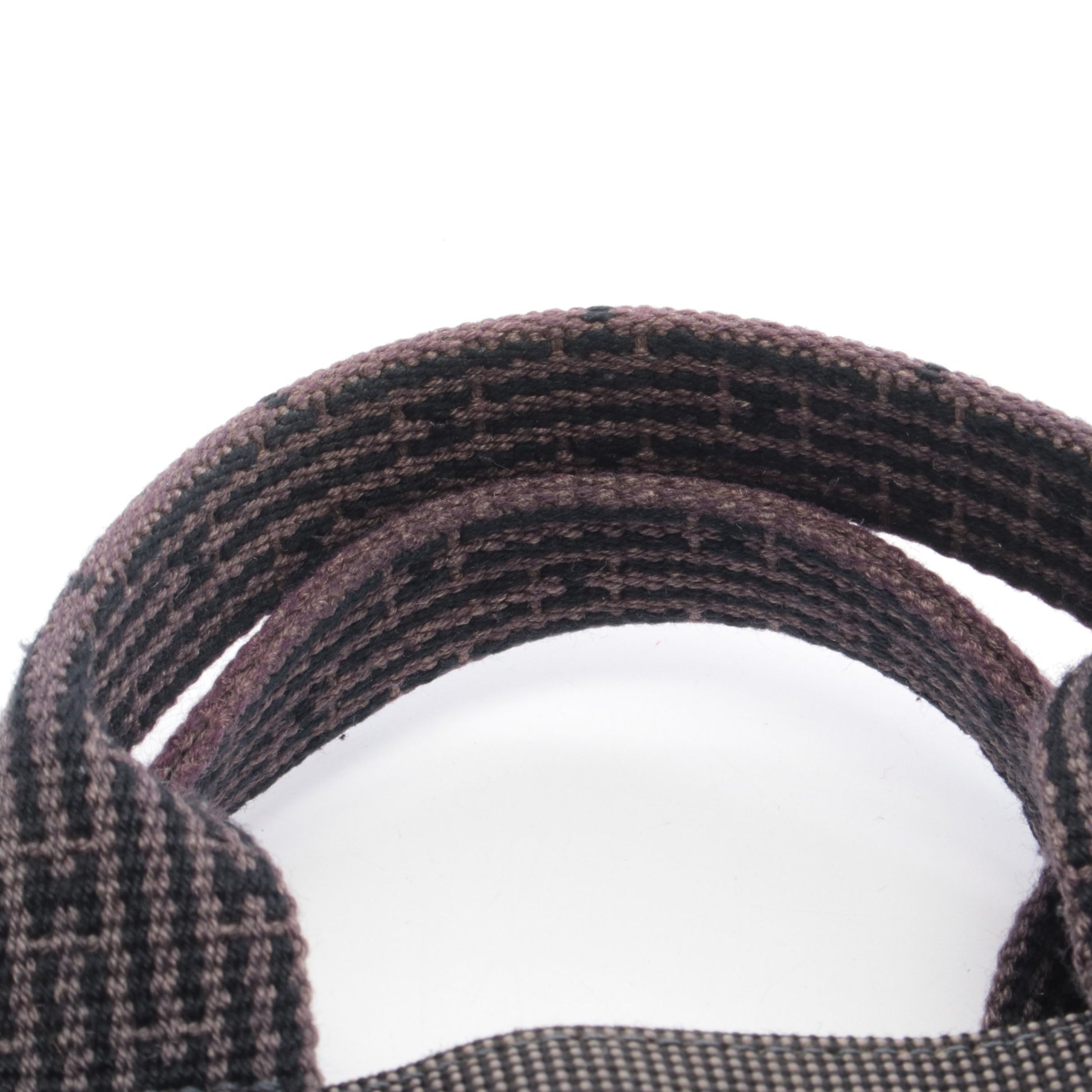 エールラインPM ハンドバッグ トートバッグ キャンバス ダークグレー シルバー金具 エルメス バッグ HERMES