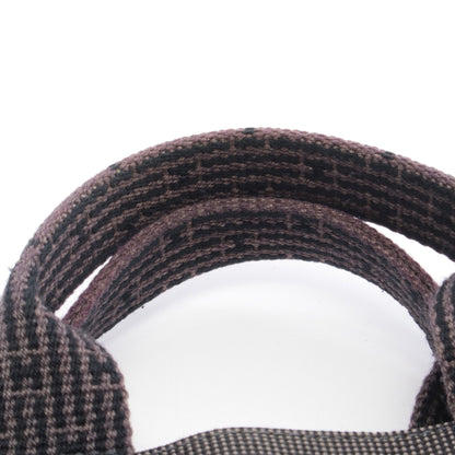 エールラインPM ハンドバッグ トートバッグ キャンバス ダークグレー シルバー金具 エルメス バッグ HERMES