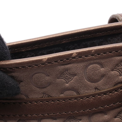 ブギーバッグ Cマカダム ハンドバッグ スエード レザー グレーベージュ ブロンズ セリーヌ バッグ CELINE