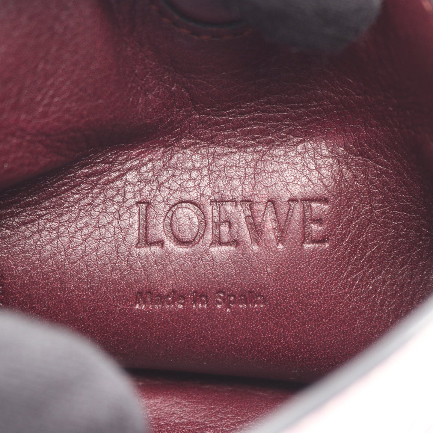 GATE POCKET ゲートポケット ショルダーバッグ レザー ピンク オレンジレッド ロエベ バッグ LOEWE