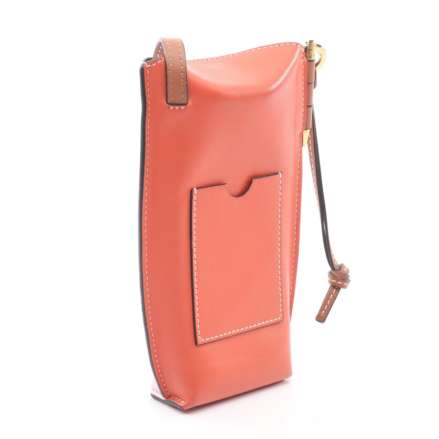 GATE POCKET ゲートポケット ショルダーバッグ レザー ピンク オレンジレッド ロエベ バッグ LOEWE