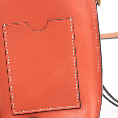GATE POCKET ゲートポケット ショルダーバッグ レザー ピンク オレンジレッド ロエベ バッグ LOEWE