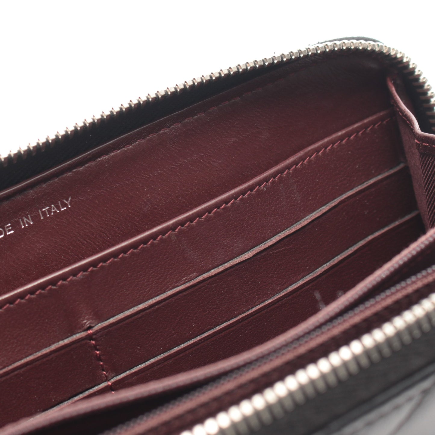 マトラッセ ラウンドファスナー長財布 ラムスキン ブラック シルバー金具 シャネル 財布・小物 CHANEL