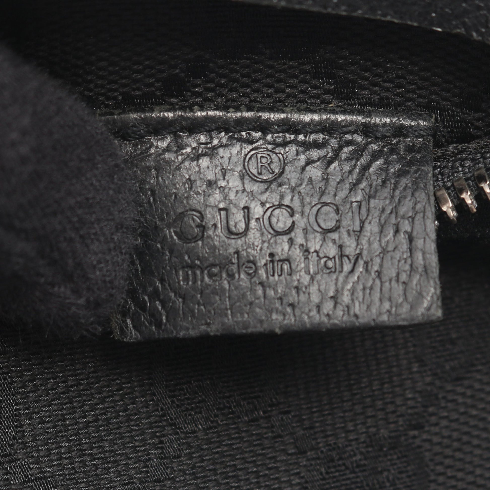 GGキャンバス ボディバッグ ウエストバッグ キャンバス レザー ブラック グッチ バッグ GUCCI