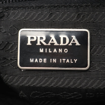 ハンドバッグ ナイロン ブラック 三角プレート プラダ バッグ PRADA