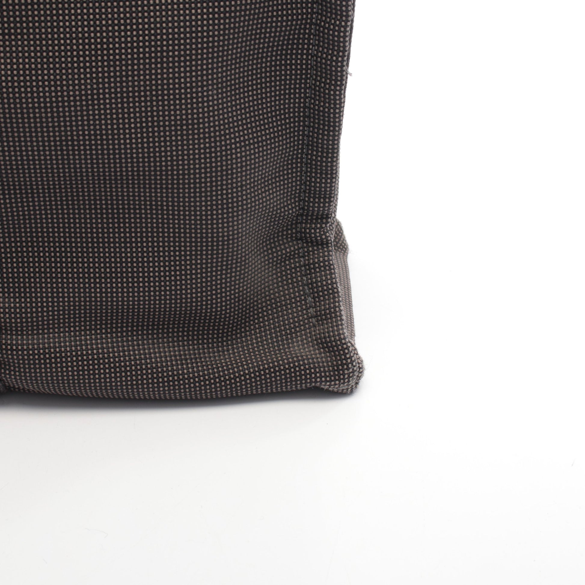 エールラインMM ハンドバッグ トートバッグ ナイロンキャンバス ダークグレー シルバー金具 エルメス バッグ HERMES