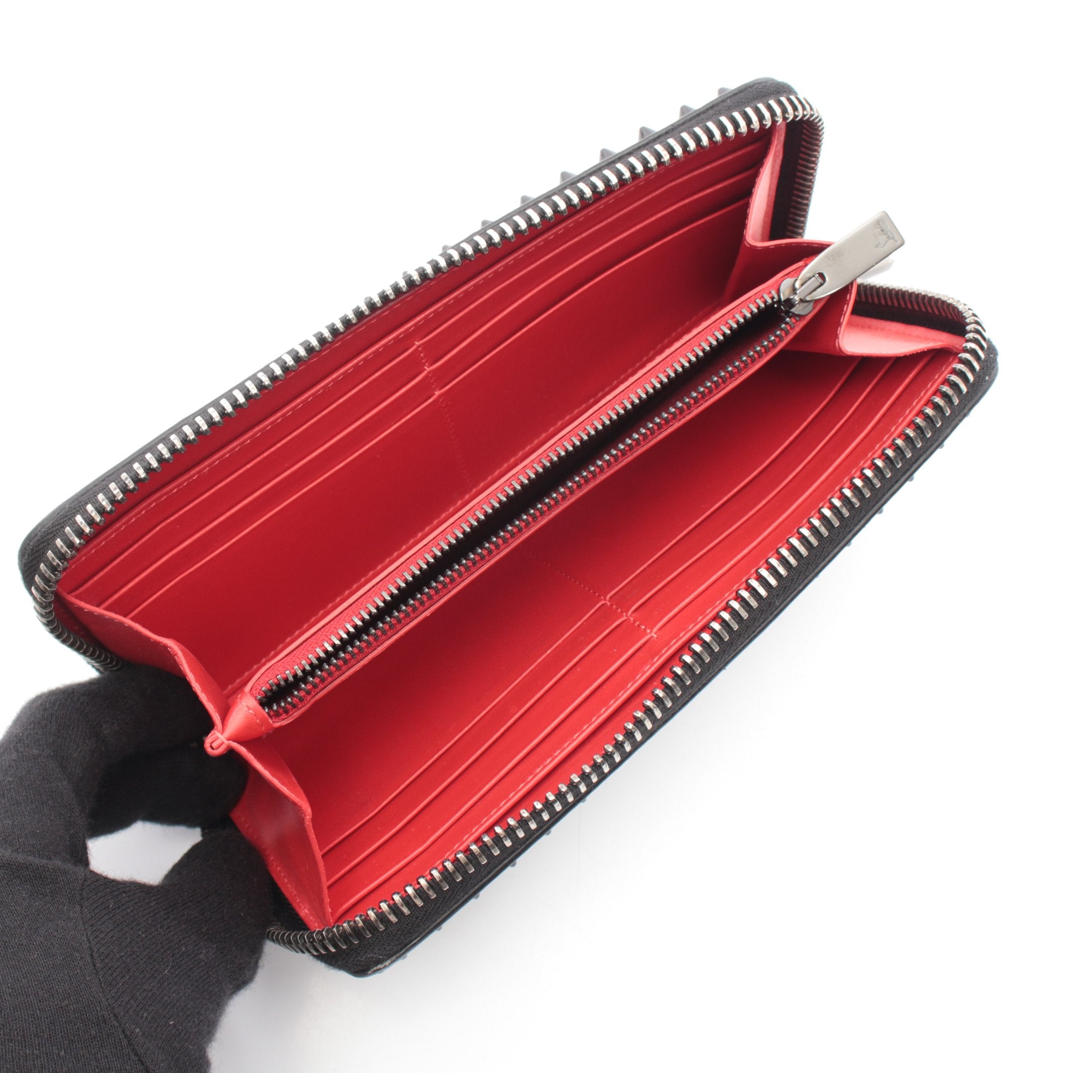 PANETTONE パネトーネ ラウンドファスナー長財布 レザー ブラック