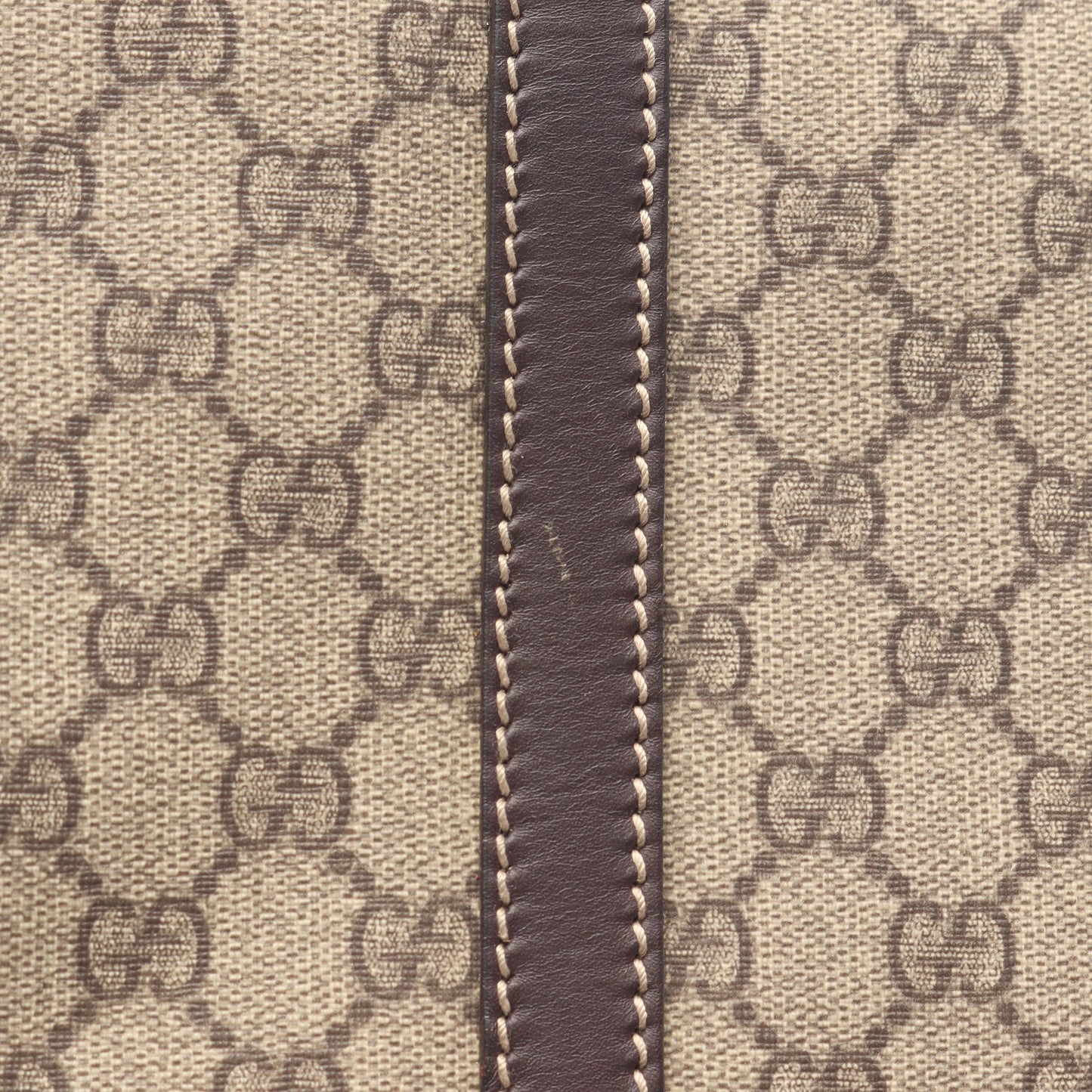 GGプラス ハンドバッグ トートバッグ PVC レザー ベージュ ダークブラウン グッチ バッグ GUCCI