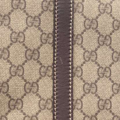 GGプラス ハンドバッグ トートバッグ PVC レザー ベージュ ダークブラウン グッチ バッグ GUCCI