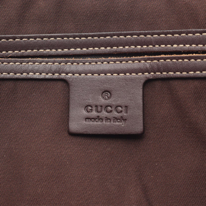GGプラス ハンドバッグ トートバッグ PVC レザー ベージュ ダークブラウン グッチ バッグ GUCCI