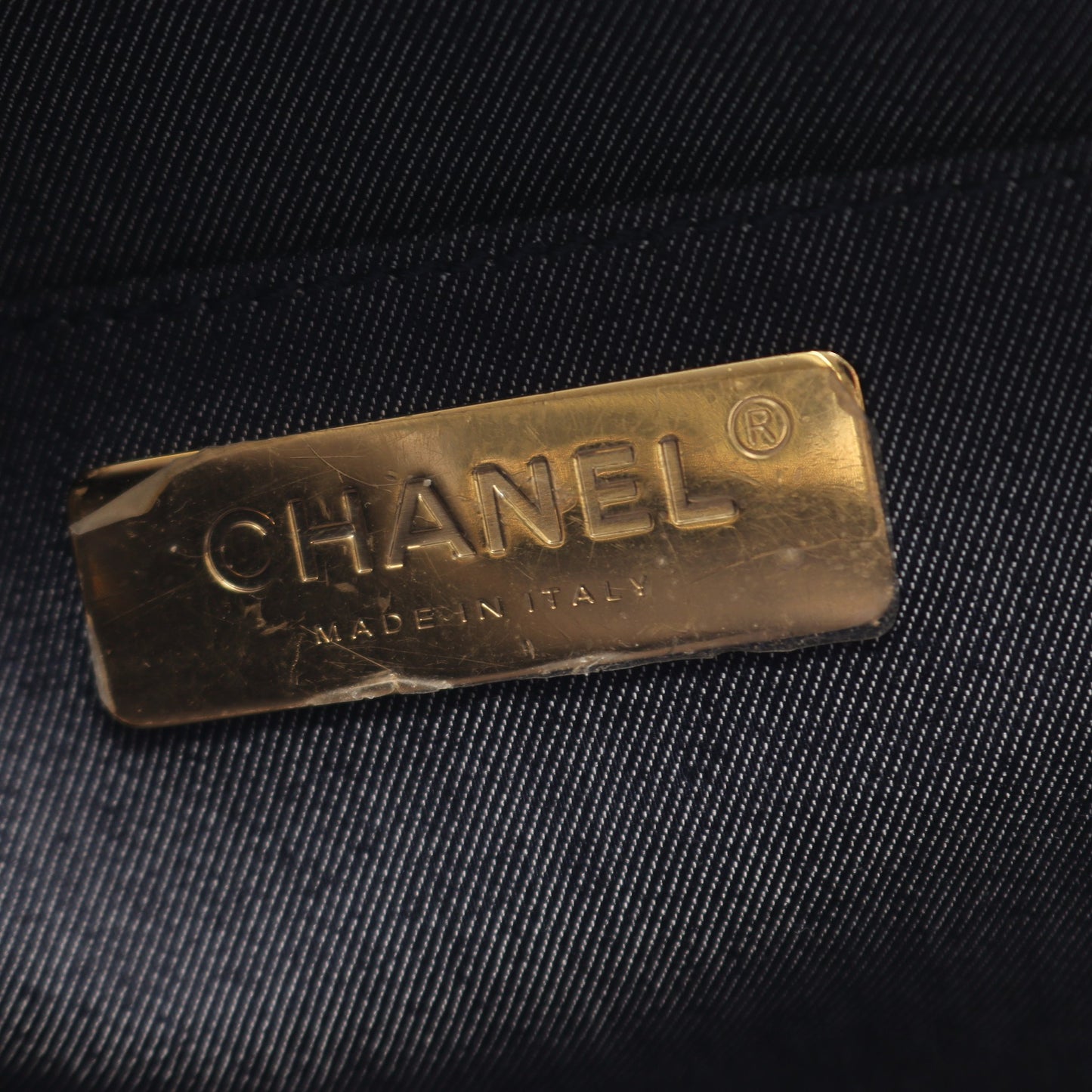 ココマーク チェーンショルダーバッグ ラムスキン ブラック ゴールド金具 シャネル バッグ CHANEL