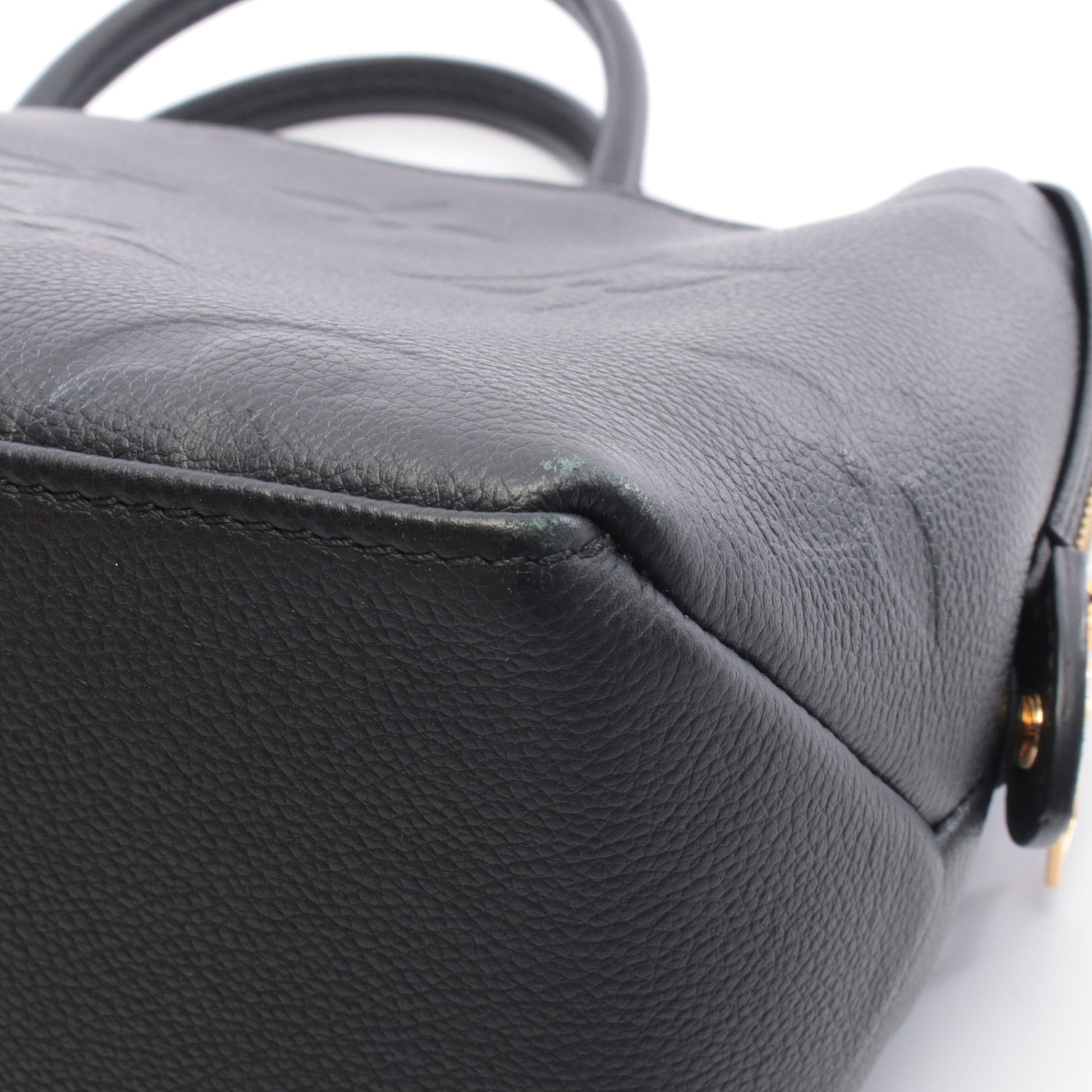 プティ パレPM モノグラムアンプラント ハンドバッグ レザー ブラック 2WAY ルイヴィトン バッグ LOUIS VUITTON