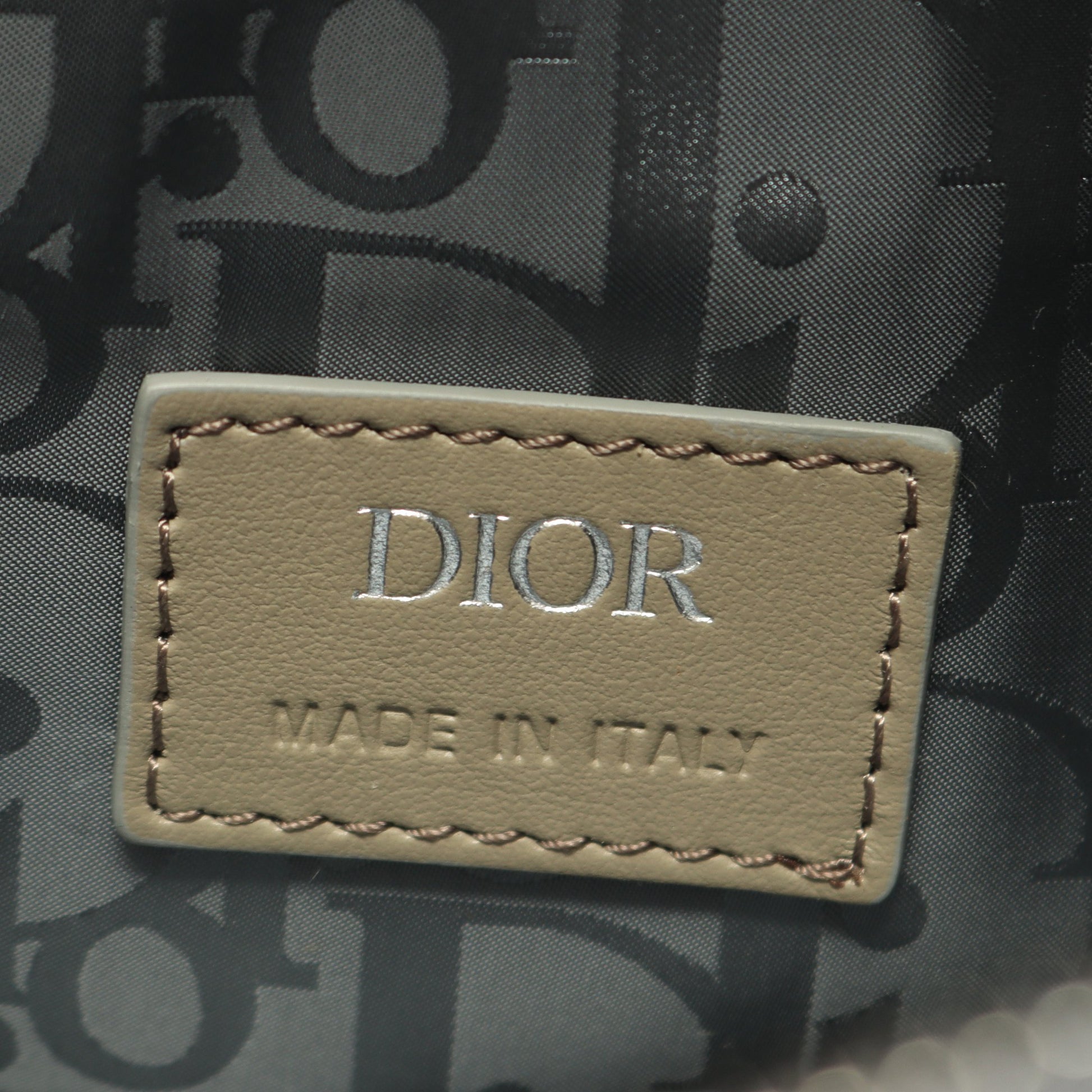 SADDLE サドル ボディバッグ ナイロン レザー ラバー グレー グレーベージュ メッシュ クリスチャンディオール バッグ Christian Dior
